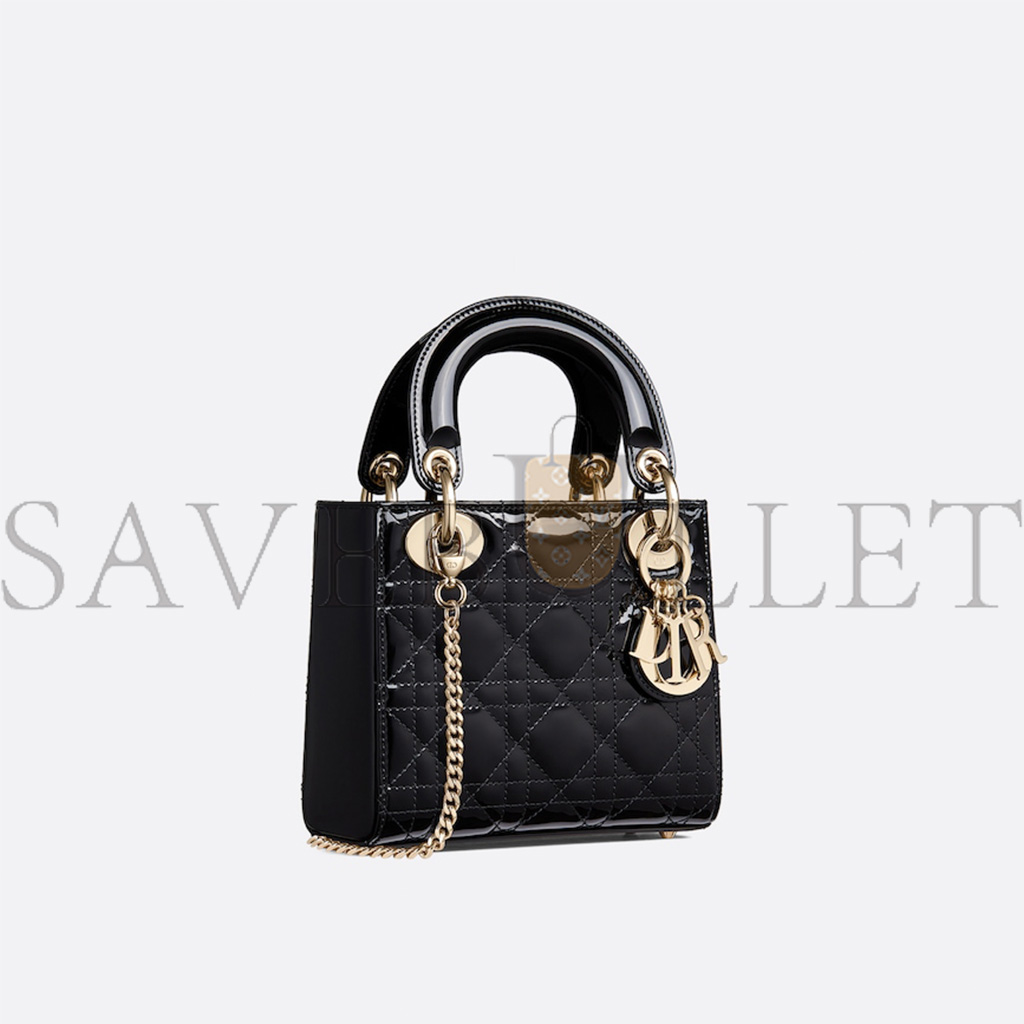 DIOR MINI LADY DIOR BAG M0505OWCB_M900 (17*15*7cm)